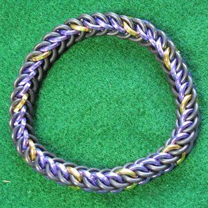 CHAINMAIL STRETCH BRACELET - HALF PERSIAN WEAVE